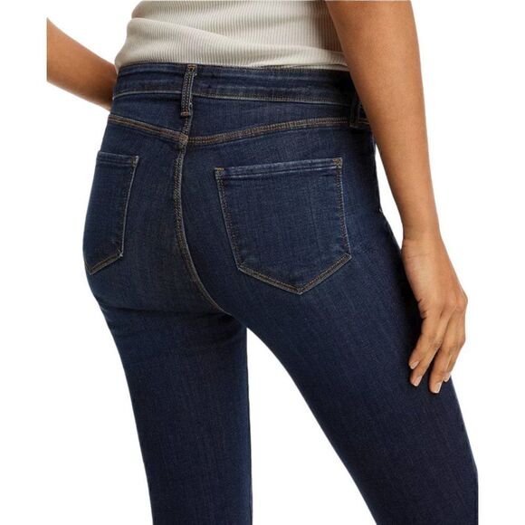 L'AGENCE Women's High Rise Skinny Margot Dark Wash Prime Blue Jeans Size 26 - Picture 6 of 14